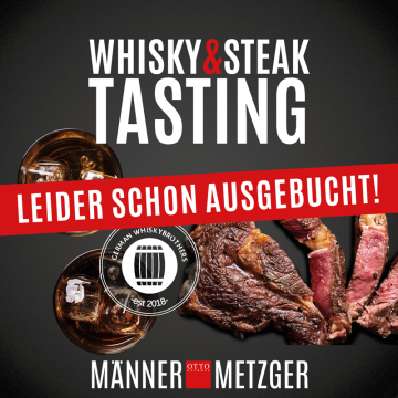 Steak & Einsteiger Whisky Tasting im MännerMetzger | 25.01.2024