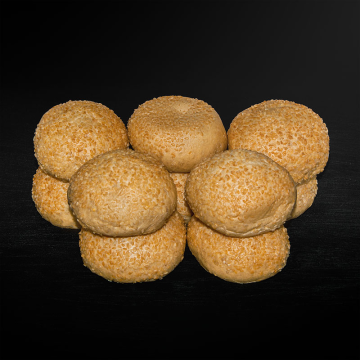 Mini Burgerbrötchen mit Sesam 10 er Set, handgemacht