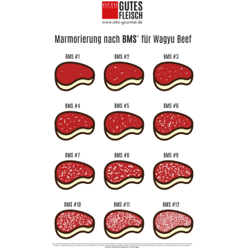 Poster BMS Klassifizierung  - Beef Marbling Score