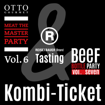 Kombiticket III. Meat the Master + Beef Bottle + Obstbrandtasting | 2024