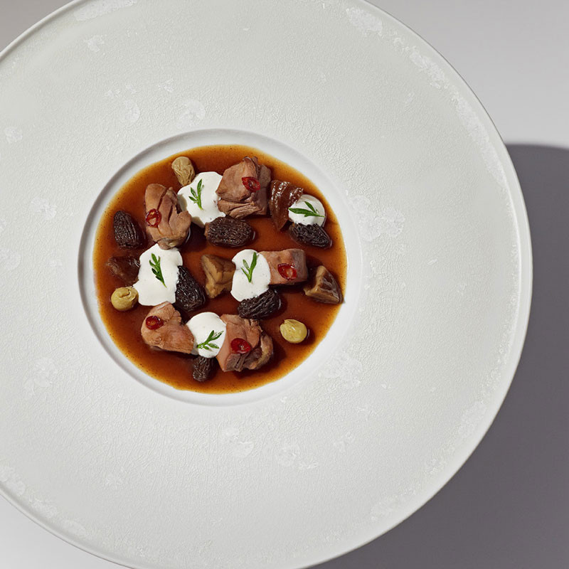 Rezept Tim Raue: Bresse-Huhn-Excellence-Keule